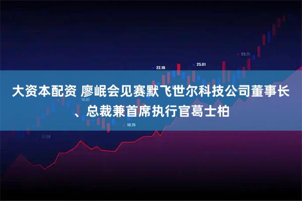 大资本配资 廖岷会见赛默飞世尔科技公司董事长、总裁兼首席执行官葛士柏