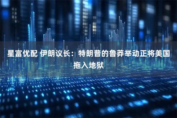 星富优配 伊朗议长：特朗普的鲁莽举动正将美国拖入地狱