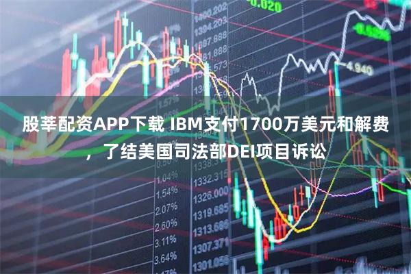 股莘配资APP下载 IBM支付1700万美元和解费，了结美国司法部DEI项目诉讼